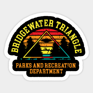 Bridgewater Triangle Parks and Rec Sticker